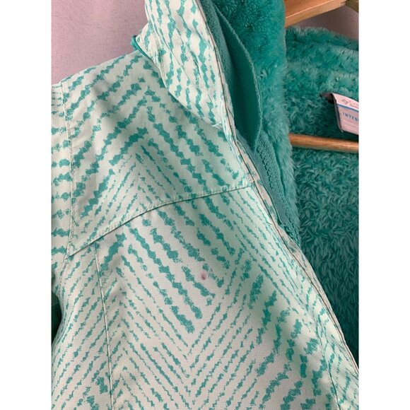 Women's Columbia Mint Green Interchangeable Jacket Size L - Picture 9 of 16